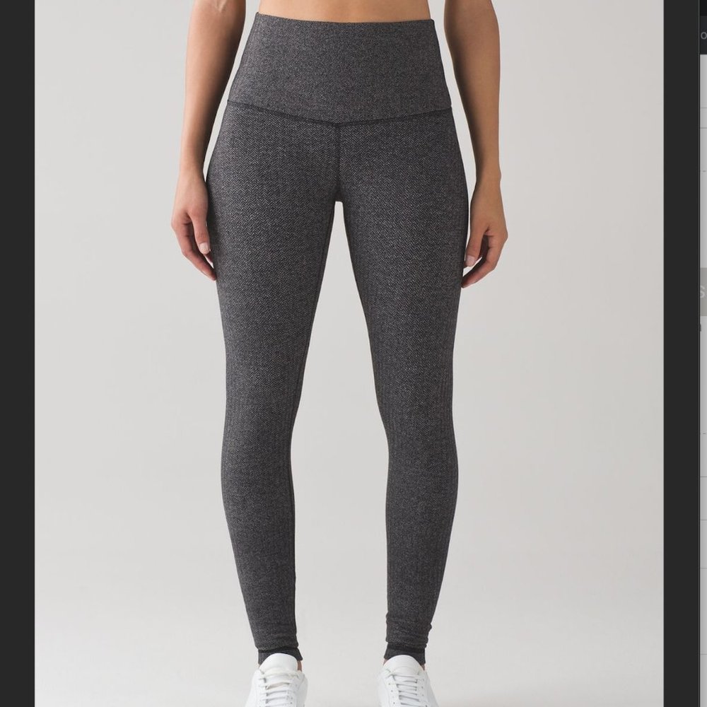 Lululemon 29" Wunder Under Pant (Hi-Rise) (Heathered Grey)